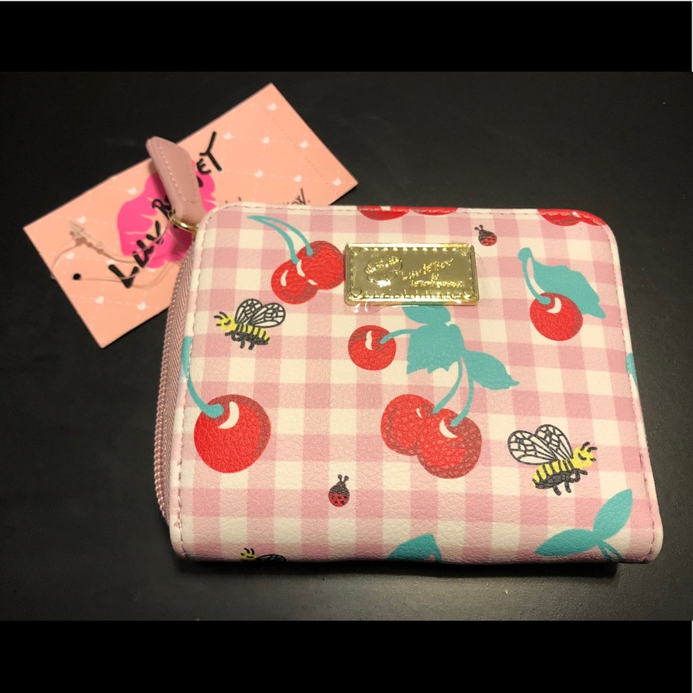 Small bees and cherry Betsey Johnson Wallet